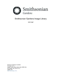 Smithsonian Gardens Image Library