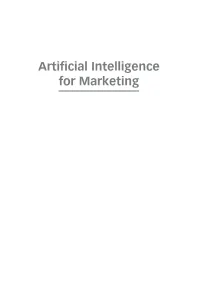 Artificial Intelligence for Marketing: Practical Applications, Jim Sterne © 2017 by Rising Media, Inc