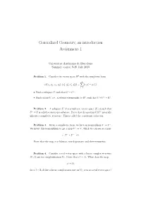 Generalized Geometry, an Introduction Assignment 1