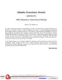 Program and Abstracts