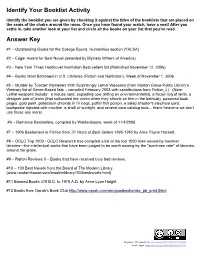 ACTIVITY Identify the Booklist.Pdf