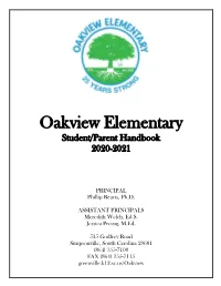 Parent Student Handbook