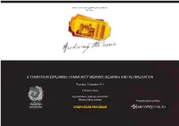 A Symposium Exploring Community Memory, Meaning and Pluralisation