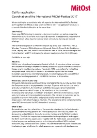 Call for Application: Coordination of the International Mitost-Festival 2017