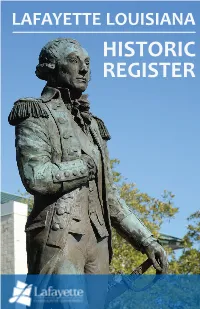 Lafayette Historic Register