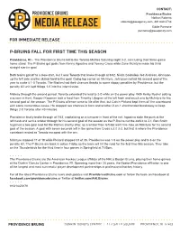 P-Bruins Fall for First Time This Season