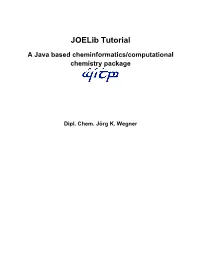 Joelib Tutorial