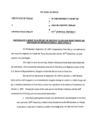 To View the Brief in Support of Motion to Quash Indictment (Pdf)