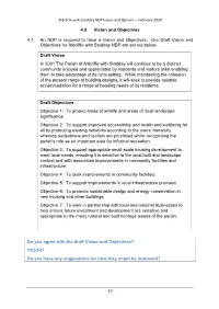 4.0 Vision and Objectives 4.1 an NDP Is Required to Have a Vision And