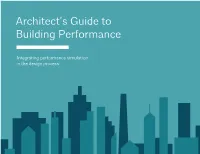 Architect's Guide to Building Performance