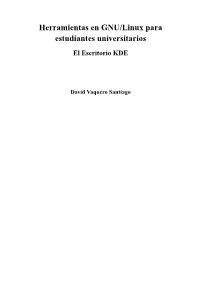 Herramientas En GNU/Linux Para Estudiantes Universitarios