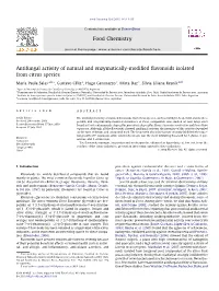 Antifungal Activity of Natural and Enzymatically-Modified Flavonoids