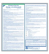 Influenza Whoinsert Generic Name As on 080710