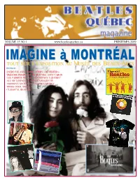 Magazine Beatles Quebec