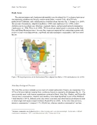Study Area Description Page 1 of 9