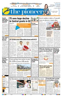 TS Sees Huge Decline in Central Grants in Q2