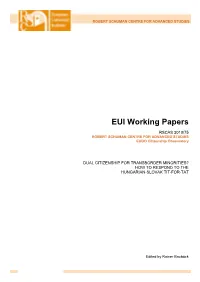 EUI Working Papers