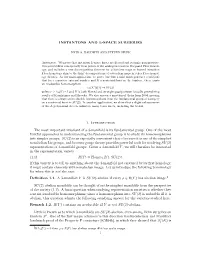 INSTANTONS and L-SPACE SURGERIES 1. Introduction The