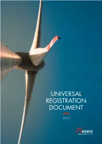 Universal Registration Document 2019