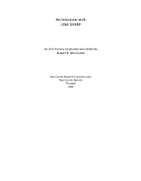 An Interview with LINA SHARP