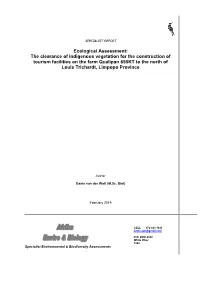 Appendix E1 Ekland Safaris S24G Ecological Report.Pdf