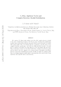 Arxiv:2009.11873V1 [Hep-Th]