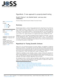Hypothesis: a New Approach to Property-Based Testing