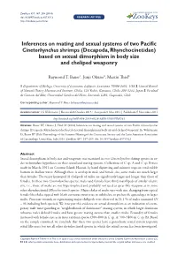 Inferences on Mating and Sexual Systems of Two