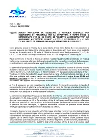 Prot. N. 954 Codognè, 18/01/2018 Oggetto