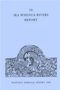 Te Ika Whenua Rivers Report