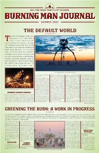 2007 Burning Man Journal