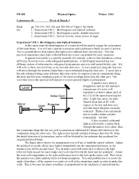 Polarizer QWP Mirror Index Card