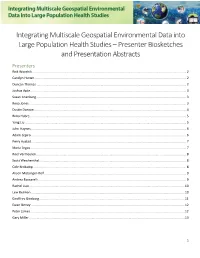 Integrating Multiscale Geospatial Environmental Data Into Large