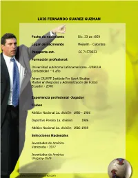Luis Fernando Suarez Guzman