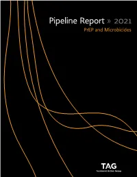 Prep and Microbicides PIPELINE REPORT 2021