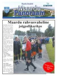 Maardu Rahvusvaheline Maardu Linna Võib Õigustatult Lugeda Spordifenomeniks, Ja Seda Mitte Ainult Meie Riigi Piires