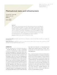Plurinational States and Infrastructures