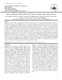 Study of Anthelmintic and Insecticidal Activity of Baccaurea Ramiflora Plant in Different Extracts