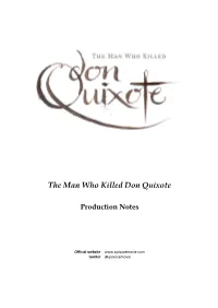 The Man Who Killed Don Quixote
