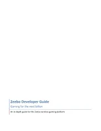 Zeebo Developer Guide Gaming for the Next Billion