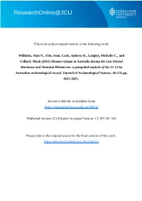 Human Refugia in Australia During the Last Glacial Maximum and Terminal Pleistocene: a Geospatial Analysis of the 25-12 Ka Australian Archaeological Record