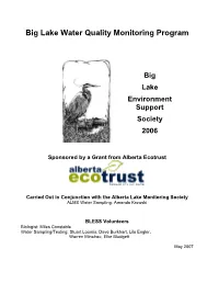 BLESS 2006 Water Quality Monitoring Program Report
