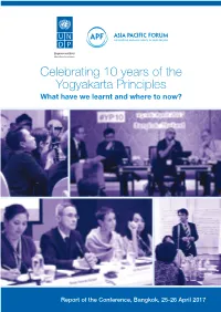 Celebrating 10 Years of the Yogyakarta Principles What Have We Learnt and Where to Now?