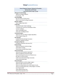 VPP Network of Providers, Sept. 2016………………………………………………………………………………