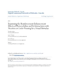 Examining the Reinforcement-Enhancement