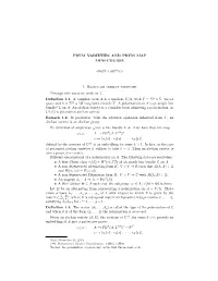 PRYM VARIETIES and PRYM MAP MINI-COURSE 1. Basics on Abelian