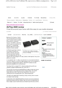 Airties 4420 Review from Techradar UK's Expert Reviews of Media Streaming Devices Page 1 of 4