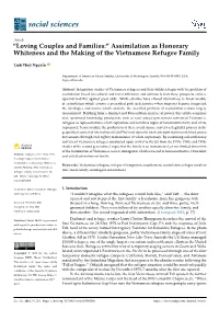 Assimilation As Honorary Whiteness and the Making of the Vietnamese Refugee Family