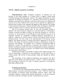 Colligative Properties of Solutions