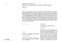 Ggantija and Ta' Marziena. Preservation and Presentation of Gozo's Neolithic Heritage